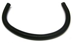 Black Corrugated Slit Hose Sleeve - Sold By The Foot