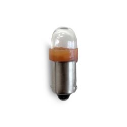 Stern 2-LED #44/47 Bayonet Base Lamp With Clear Dome - Amber (Orange)