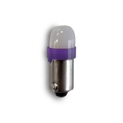 Stern 2-LED #44/47 Bayonet Base Lamp With Frosted Dome - Purple