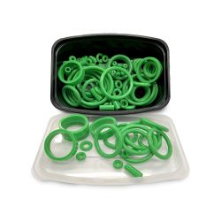 125-Piece PerfectPlay™ Green Silicone Rubber Ring Set