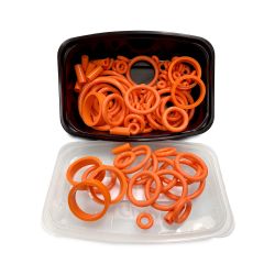 125-Piece PerfectPlay™ Orange Silicone Rubber Ring Set