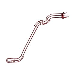 Wizard of Oz Castle Exit Wireform Ramp - Ruby Red Powder Coat
