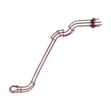 Wizard of Oz Castle Exit Wireform Ramp - Ruby Red Powder Coat