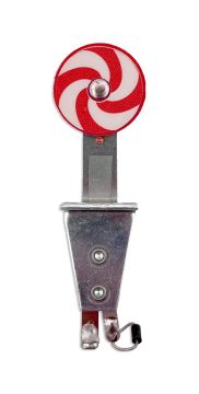 JJP 1" Red Round Stand-Up Target with Lollipop Decal