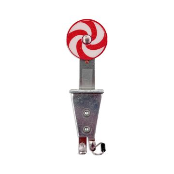 JJP 1" Red Round Stand-Up Target with Lollipop Decal
