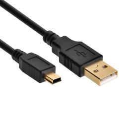 10 Feet USB A to Mini B Cable