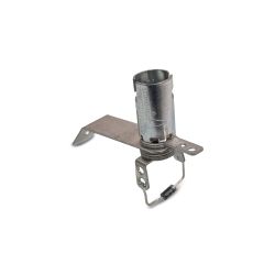 Miniature Bayonet Base 3-Lead Socket With Long Bracket With Diode