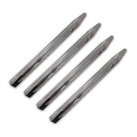 30.5" Premium Mirror Polished Chrome Ribbed Legs - Set of 4