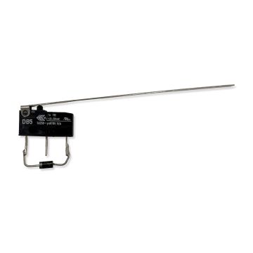 Sub-microswitch with 3.1" Straight Flat Actuator With Diode