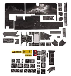 Stern Godzilla 70th Anniversary Edition Full Playfield Decal Set