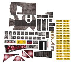 Stern Elvira's House of Horrors Blood Red Kiss Edition Playfield Decal Set