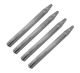 &#39;Williams & Bally Premium Mirror Polished Chrome Non-Ribbed Legs - Set of 4