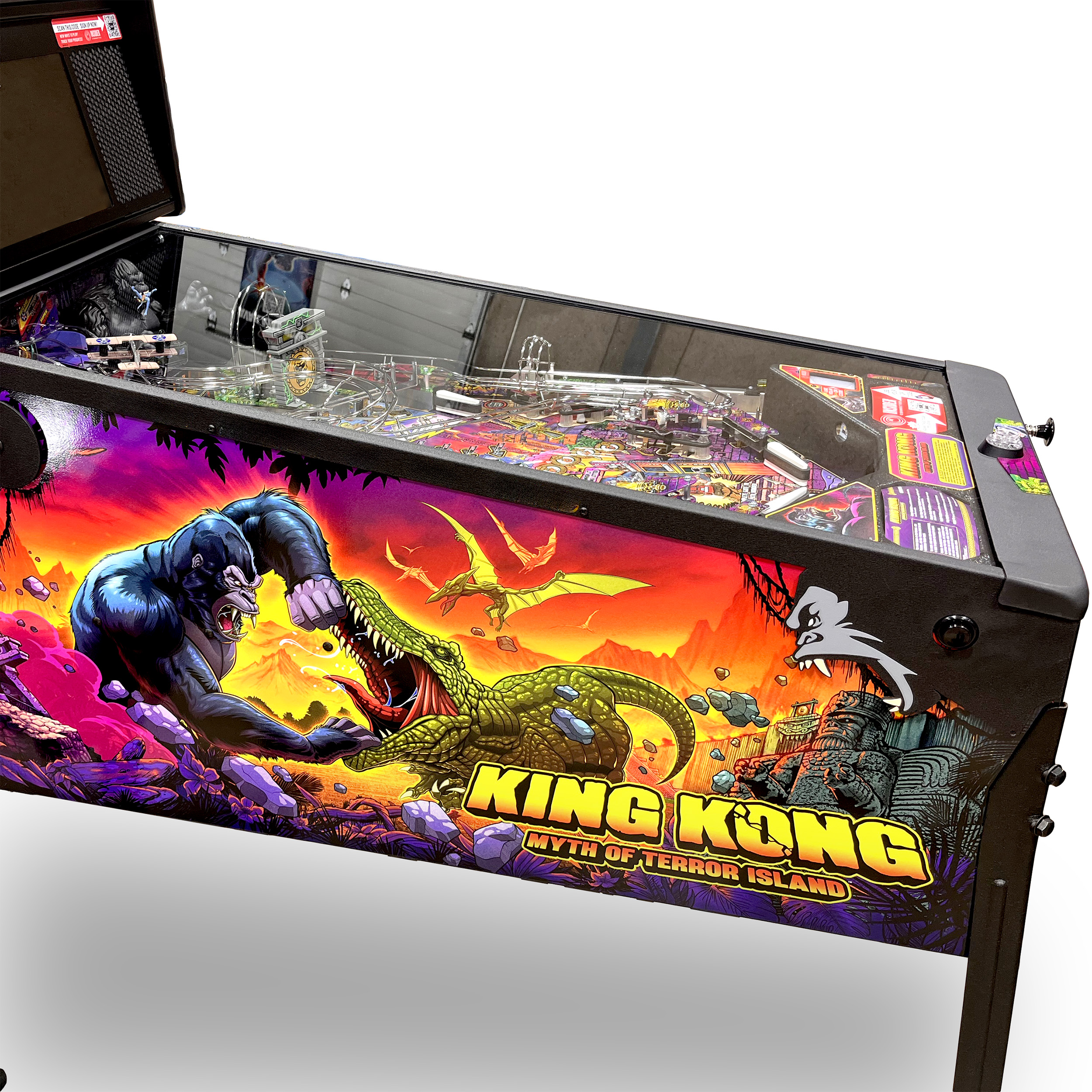 PBL-200-0176-00 Angry Kong Side Rail Set For King Kong Pro Pinball Machines