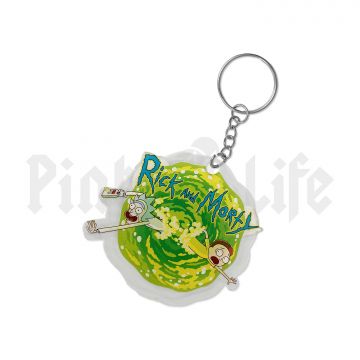 Rick & Morty Portal Keychain