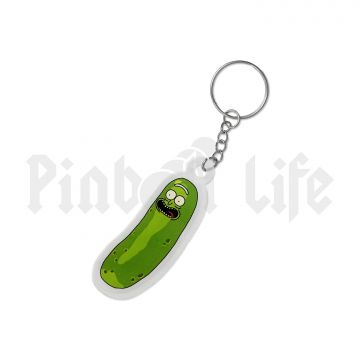 Rick & Morty Pickle Rick Keychain