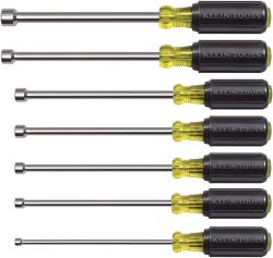 Klein 7-Piece Magnetic Tip Hollow-Shaft Nut Driver Set