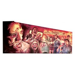 Texas Chainsaw Massacre Cabinet Decal - Left