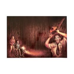 Texas Chainsaw Massacre Cabinet Decal - Front