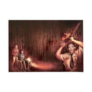 Texas Chainsaw Massacre Cabinet Decal - Front