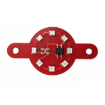 8-LED PCB Flasher Lamp Board - Red
