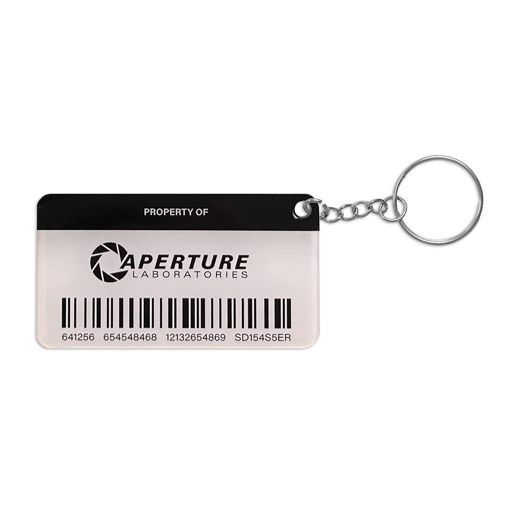 KEY_CHAIN_136 Portal Aperture Tag Keychain