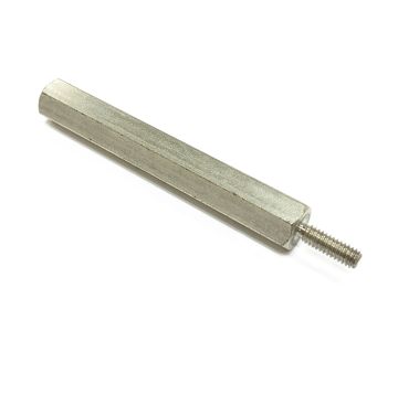 Metal Hex Spacer - 2-11/16" x 3/8" (#8-32 Thread, Male/Female)