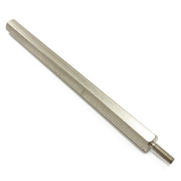 Metal Hex Spacer - 5-1/8" x 3/8" (#8-32 Thread, Male/Female)