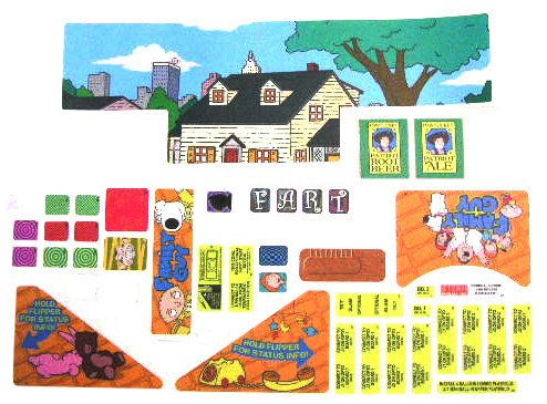 Family Guy Full Playfield Decal Set