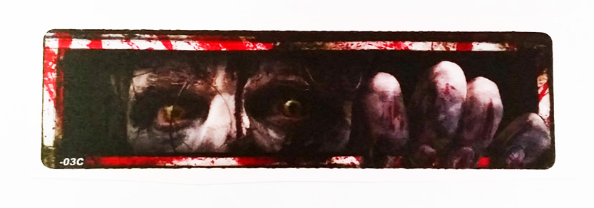 The Walking Dead Coin Door Decal