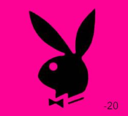 Stern Playboy Drop Target Replacement Decal