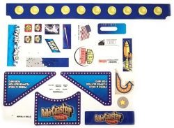 Roller Coaster Tycoon Full Playfield Decal Set