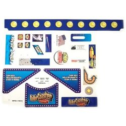 Roller Coaster Tycoon Full Playfield Decal Set