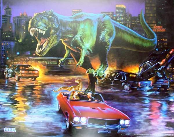 Sega Jurassic Park The Lost World Translite