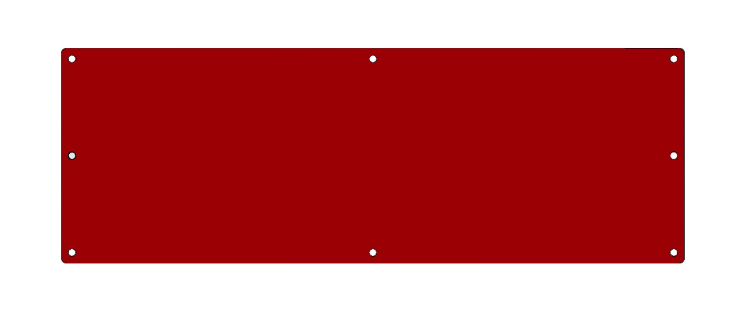 Stern Red Plastic Display Shield for Machines Using Wooden Speaker Panels