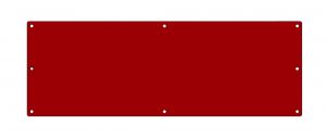 Stern Red Plastic Display Shield for Machines Using Wooden Speaker Panels