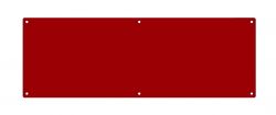 Stern Red Plastic Display Shield for Machines Using Metal Speaker Panels