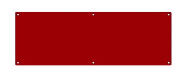 Stern Red Plastic Display Shield for Machines Using Metal Speaker Panels