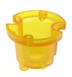 Lightly Frosted Yellow/Orange Pop Bumper Body - CLEARANCE