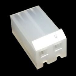 .156" (3.96mm) Crimp & Stuff 2-Position Housing With Locking Ramp
