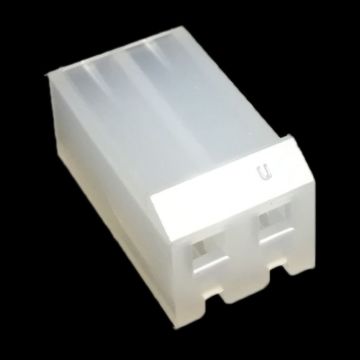 .156" (3.96mm) Crimp & Stuff 2-Position Housing With Locking Ramp