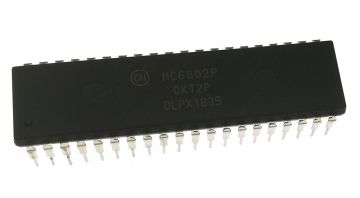 MC6802P 40-Pin MPU Chip