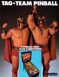 Tag Team Pinball Flyer