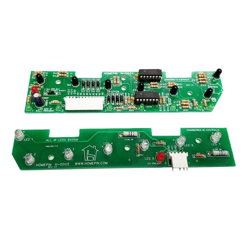 A-17982_A-17981 7-Opto Trough Board Set for Williams/Bally