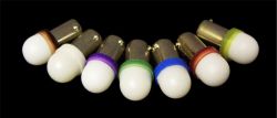 Premium Ghost Buster 1-SMD-LED #44/47 Bayonet Base Lamp With Frosted Dome