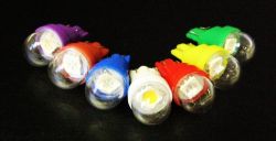 Premium Ghost Buster 1-SMD-LED #555 Wedge Base Lamp With Clear Dome