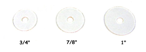 Clear PETG Fender Washers