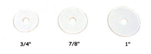 Clear PETG Fender Washers
