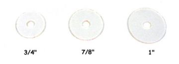 Clear PETG Fender Washers