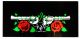 Data East Guns N&#39; Roses 5-Piece Cabinet Decal Set