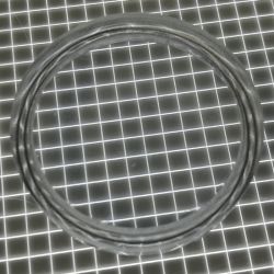 1-3/16" Round Transparent Plain Clear Playfield Insert